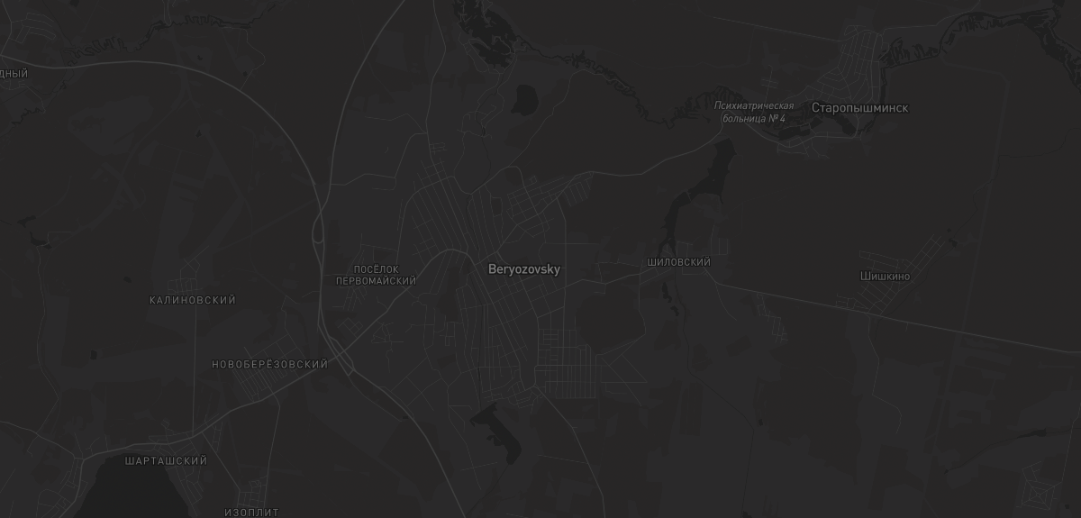 Карта региона — в Берёзовском
