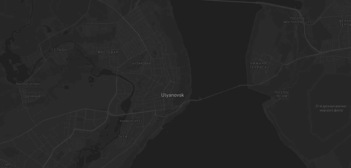 Карта региона — в Ульяновске