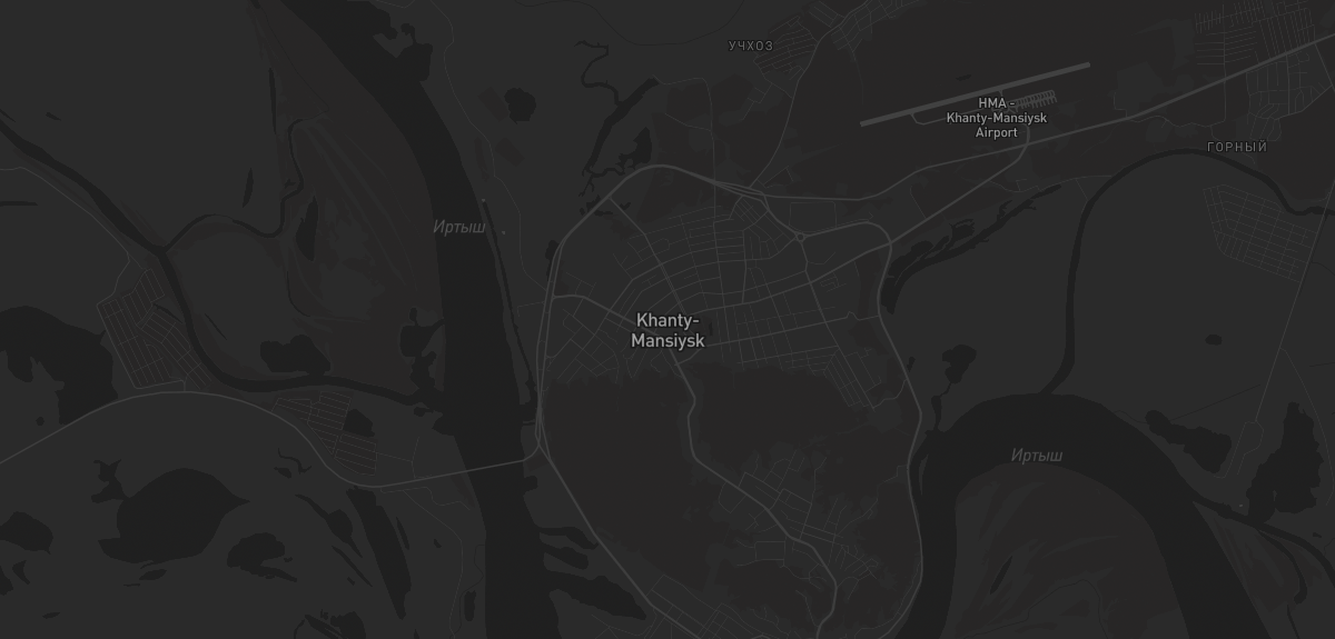 Карта региона — в Ханты-Мансийске