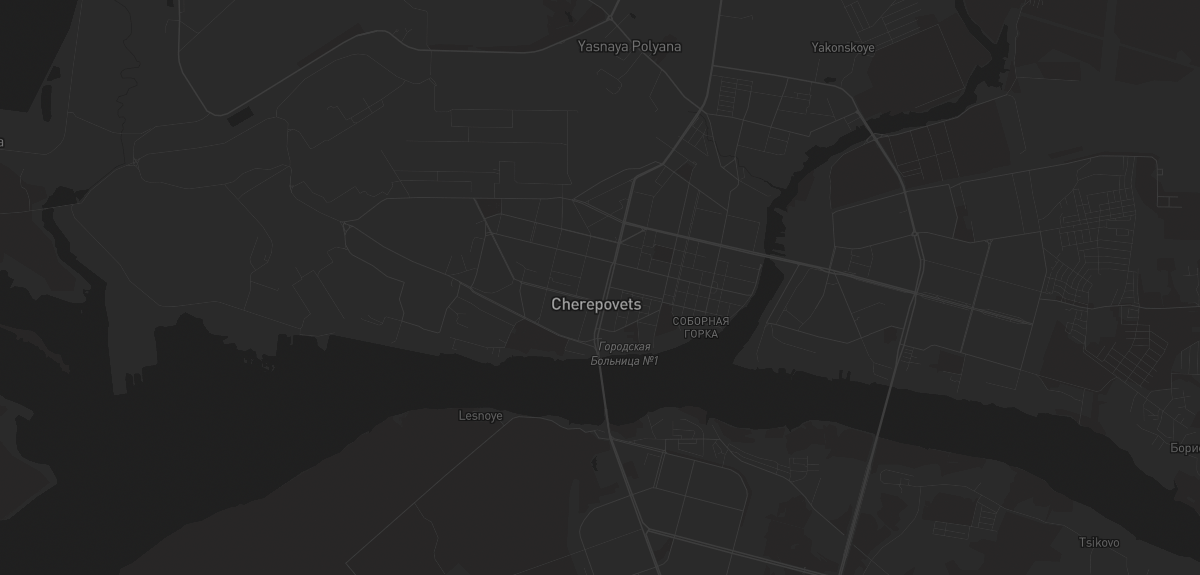 Карта региона — в Череповце