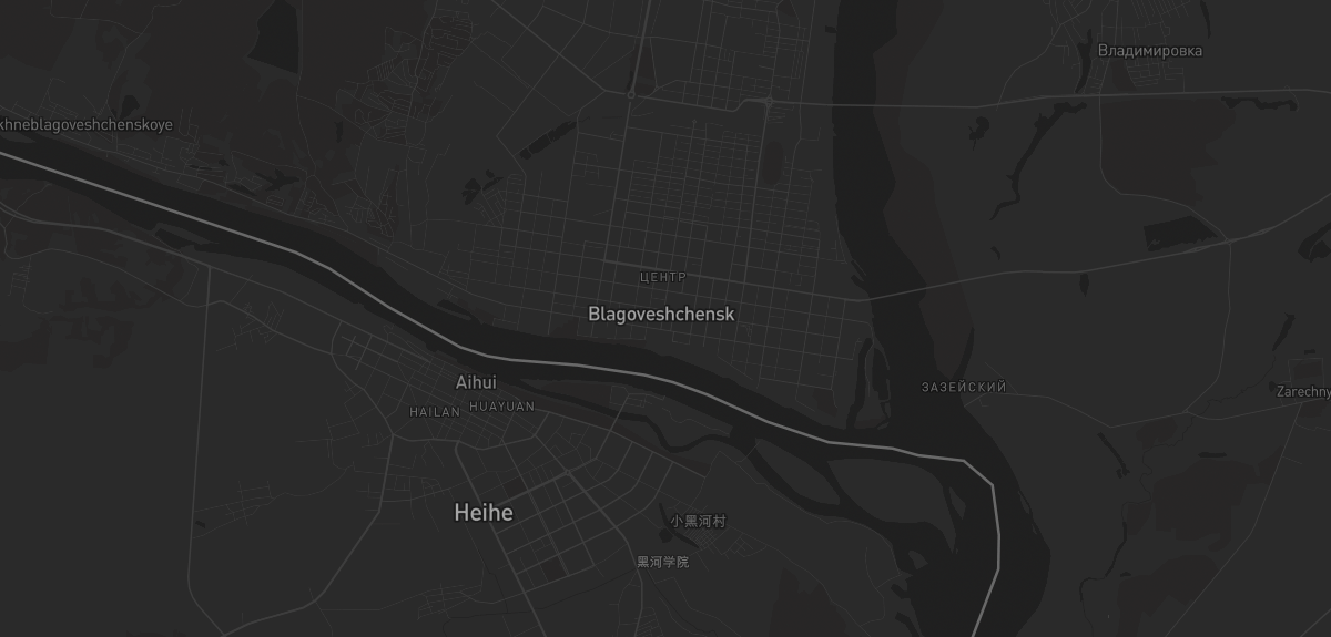 Карта региона — в Благовещенске
