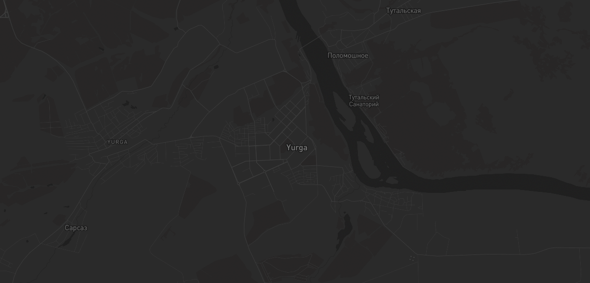 Карта региона — в Юрге