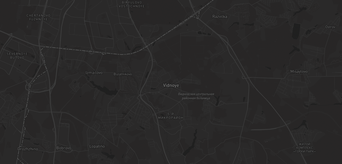 Карта региона — в Видном
