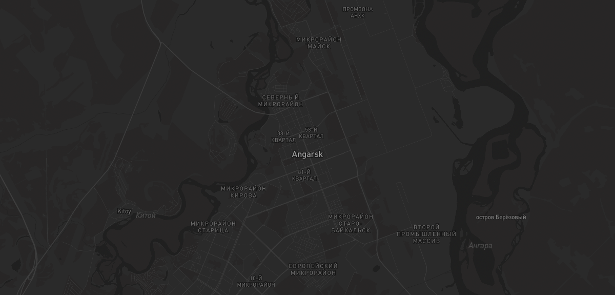 Карта региона — в Ангарске