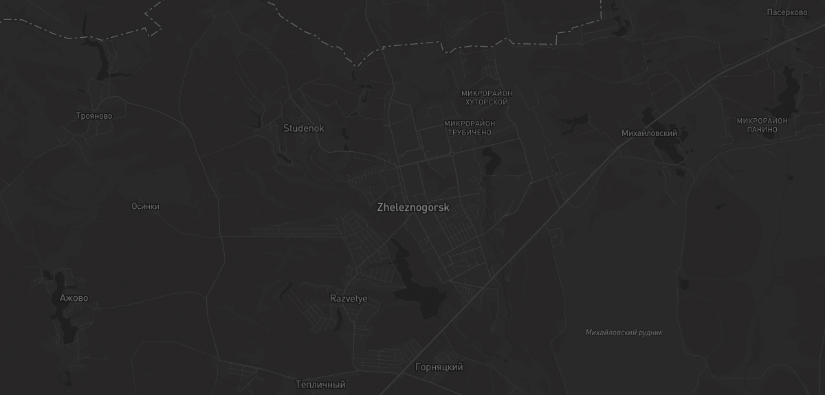 Карта региона — в Железногорске