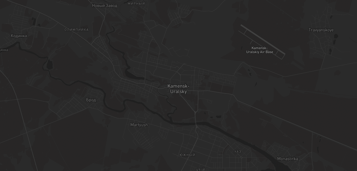 Карта региона — в Каменске-Уральском