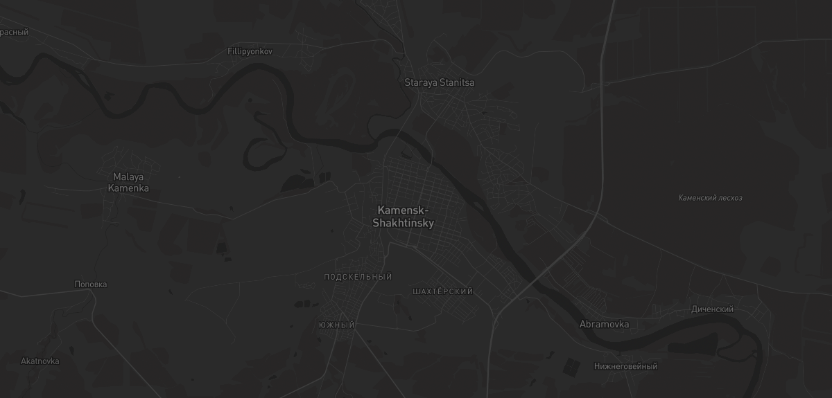 Карта региона — в Каменске-Шахтинском