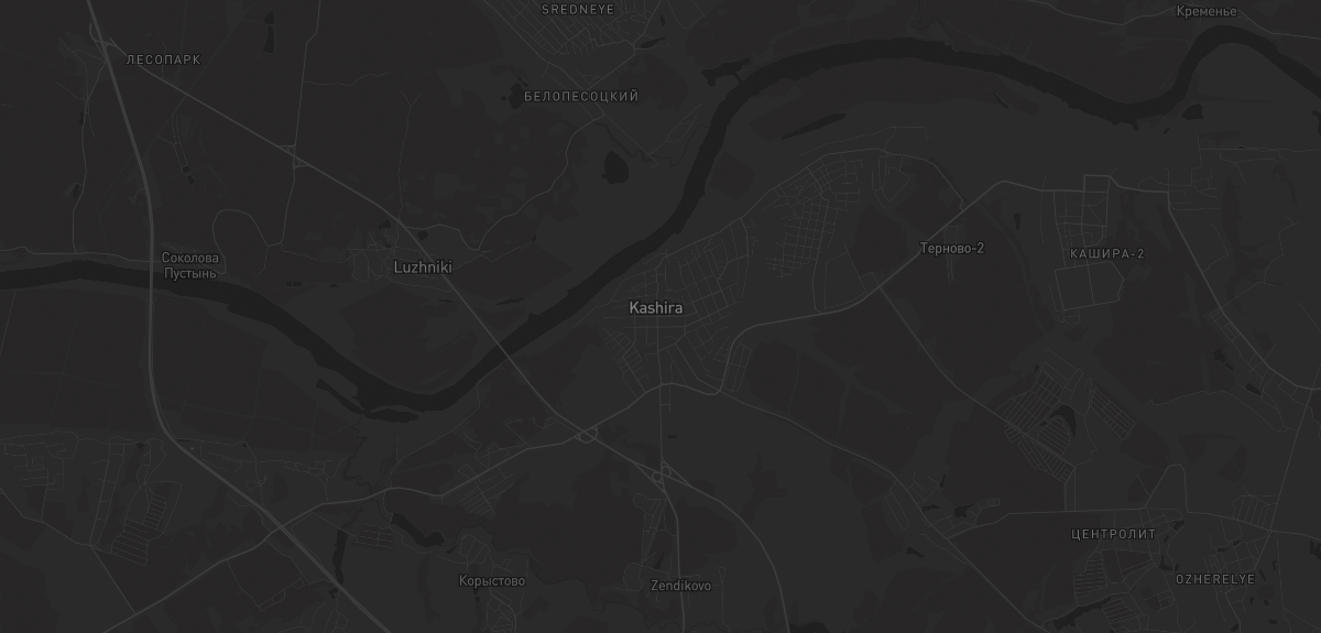 Карта региона — в Кашире