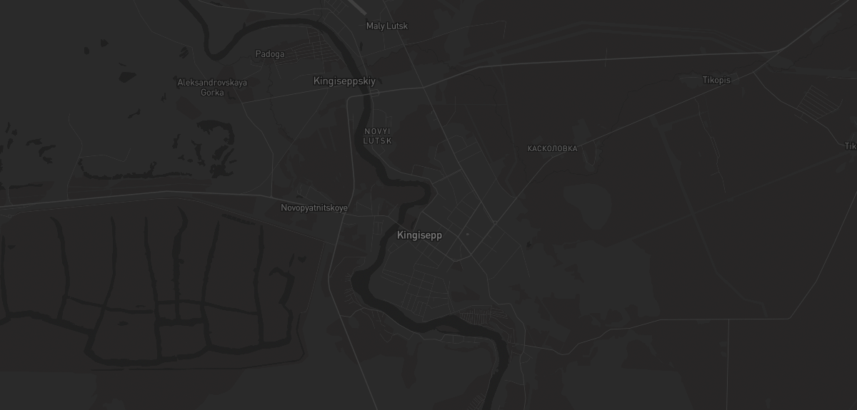 Карта региона — в Кингисеппе