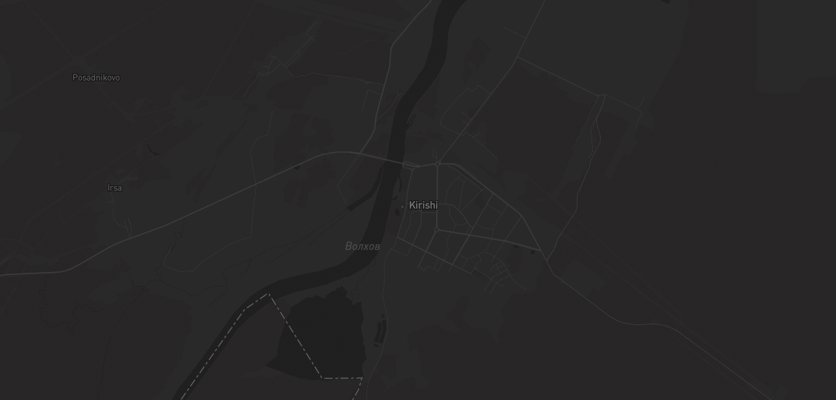 Карта региона — в Киришах