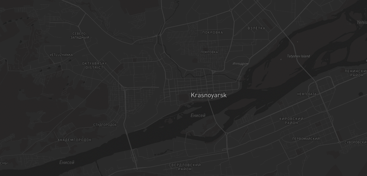 Карта региона — в Красноярске
