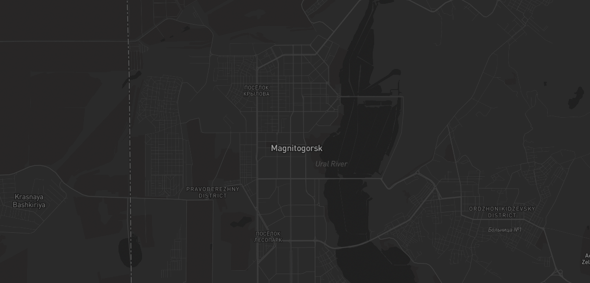 Карта региона — в Магнитогорске