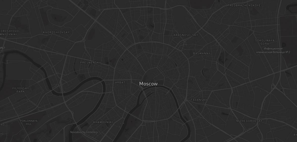 Карта региона — в Москве