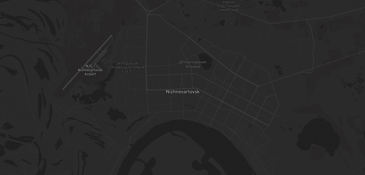 Карта региона — в Нижневартовске