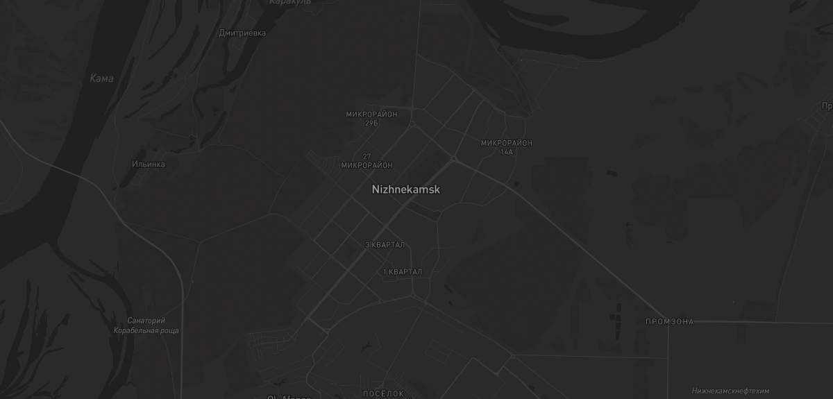 Карта региона — в Нижнекамске