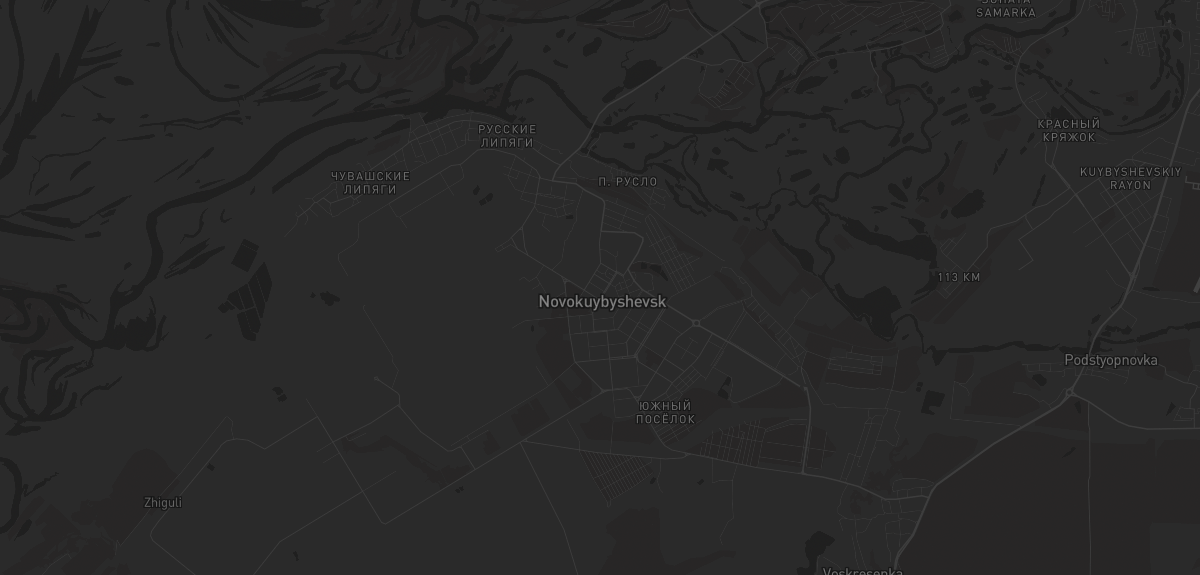 Карта региона — в Новокуйбышевске