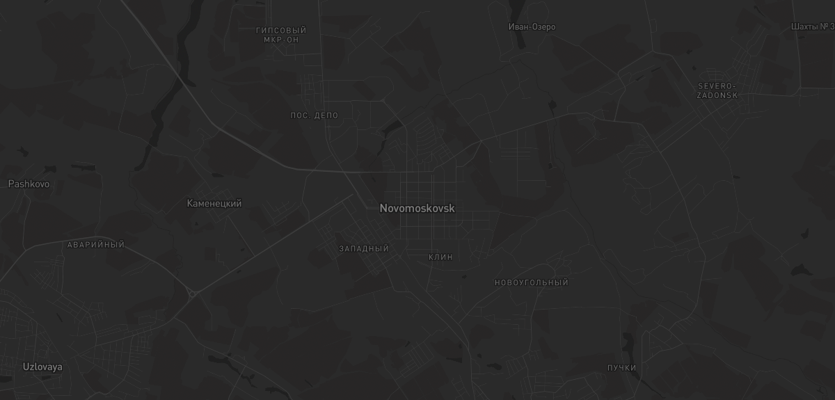 Карта региона — в Новомосковске