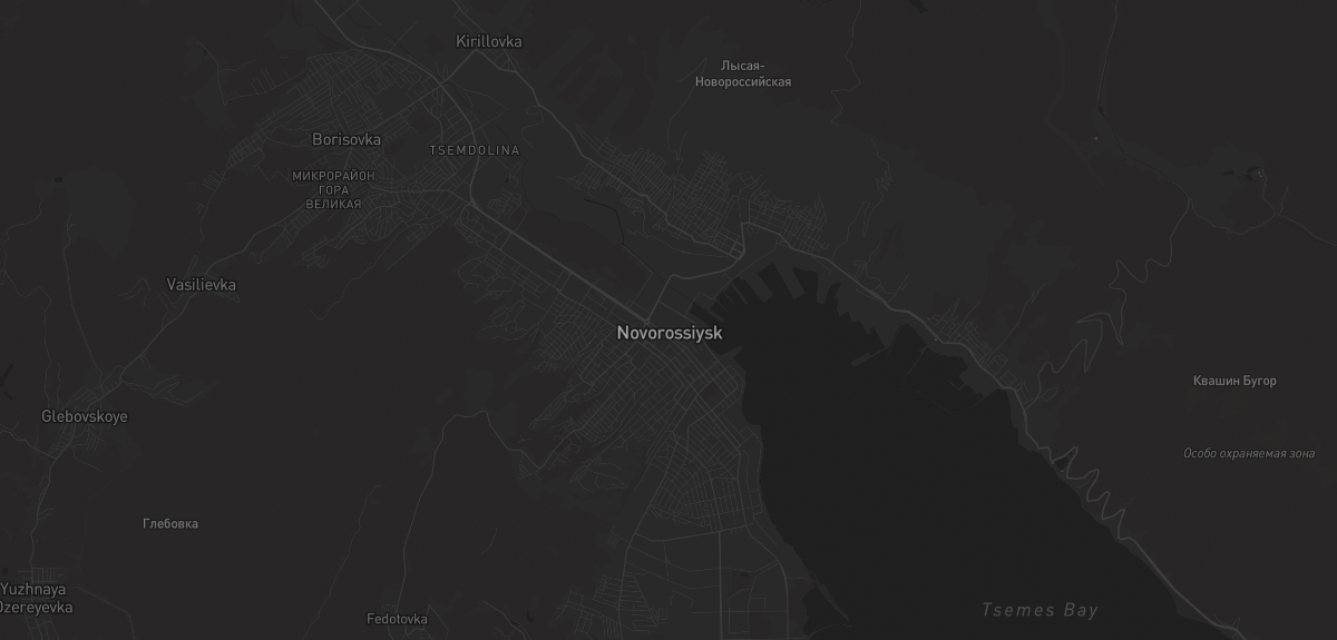 Карта региона — в Новороссийске