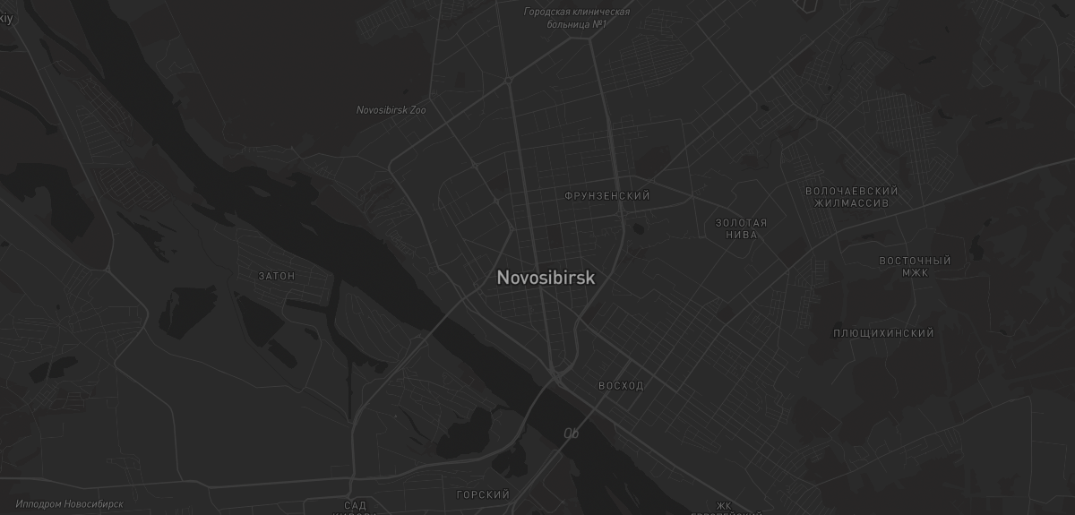 Карта региона — в Новосибирске
