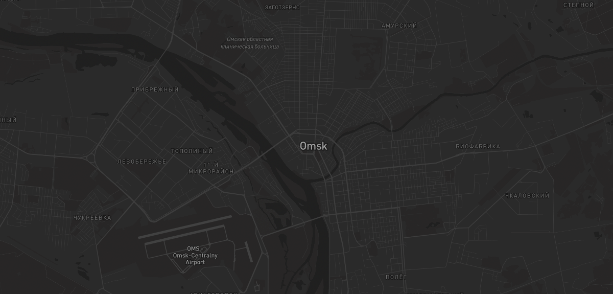Карта региона — в Омске