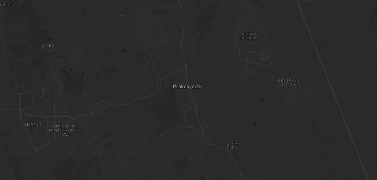 Карта региона — в Прокопьевске