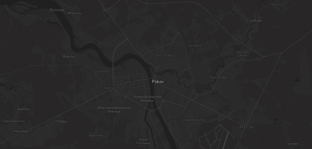 Карта региона — во Пскове