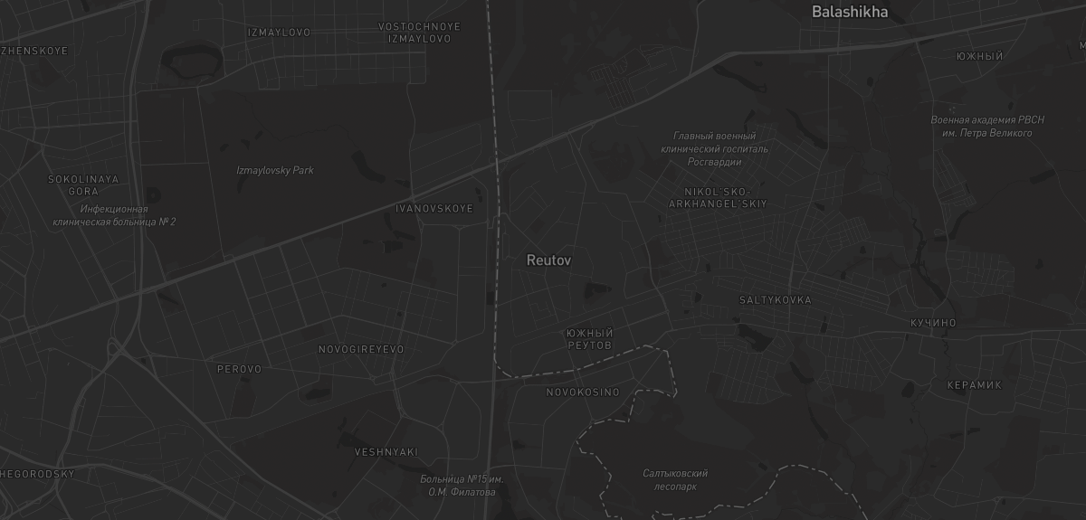 Карта региона — в Реутове