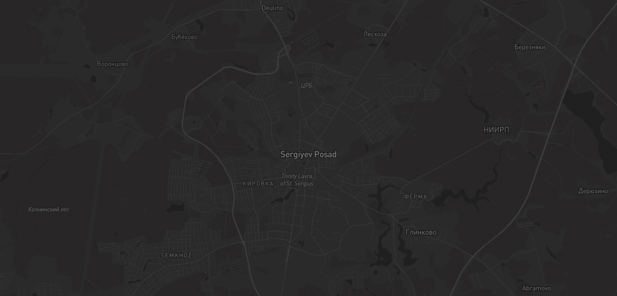 Карта региона — в Сергиевом Посаде