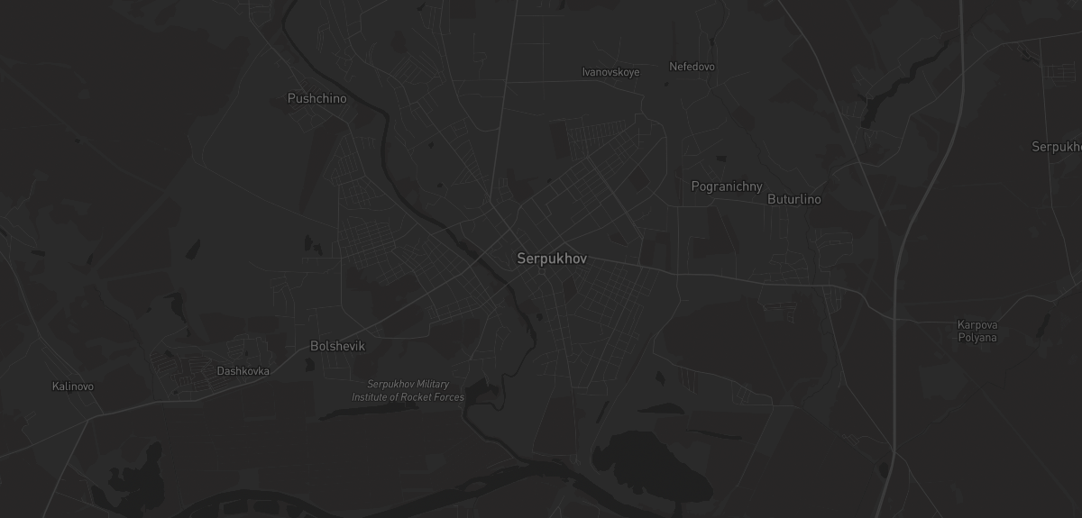 Карта региона — в Серпухове