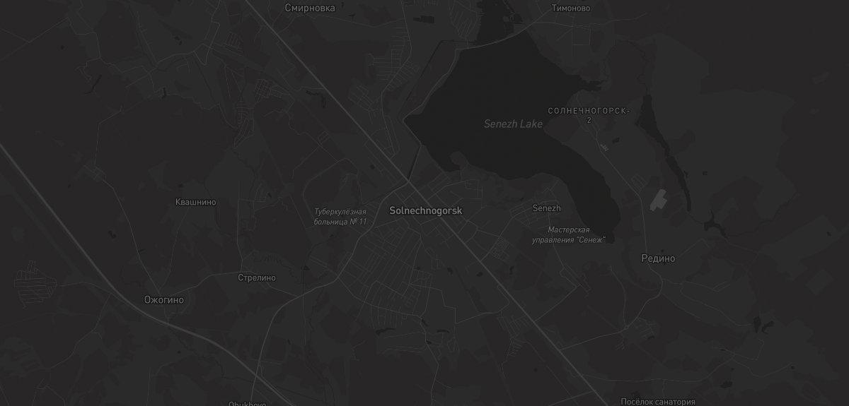 Карта региона — в Солнечногорске