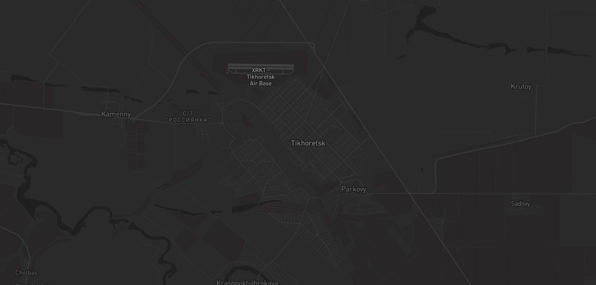 Карта региона — в Тихорецке