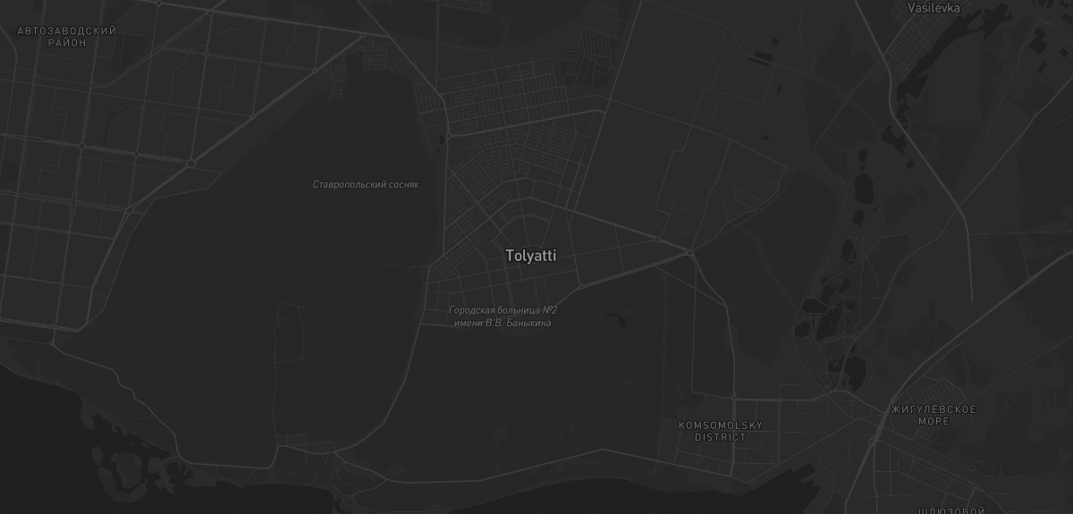 Карта региона — в Тольятти